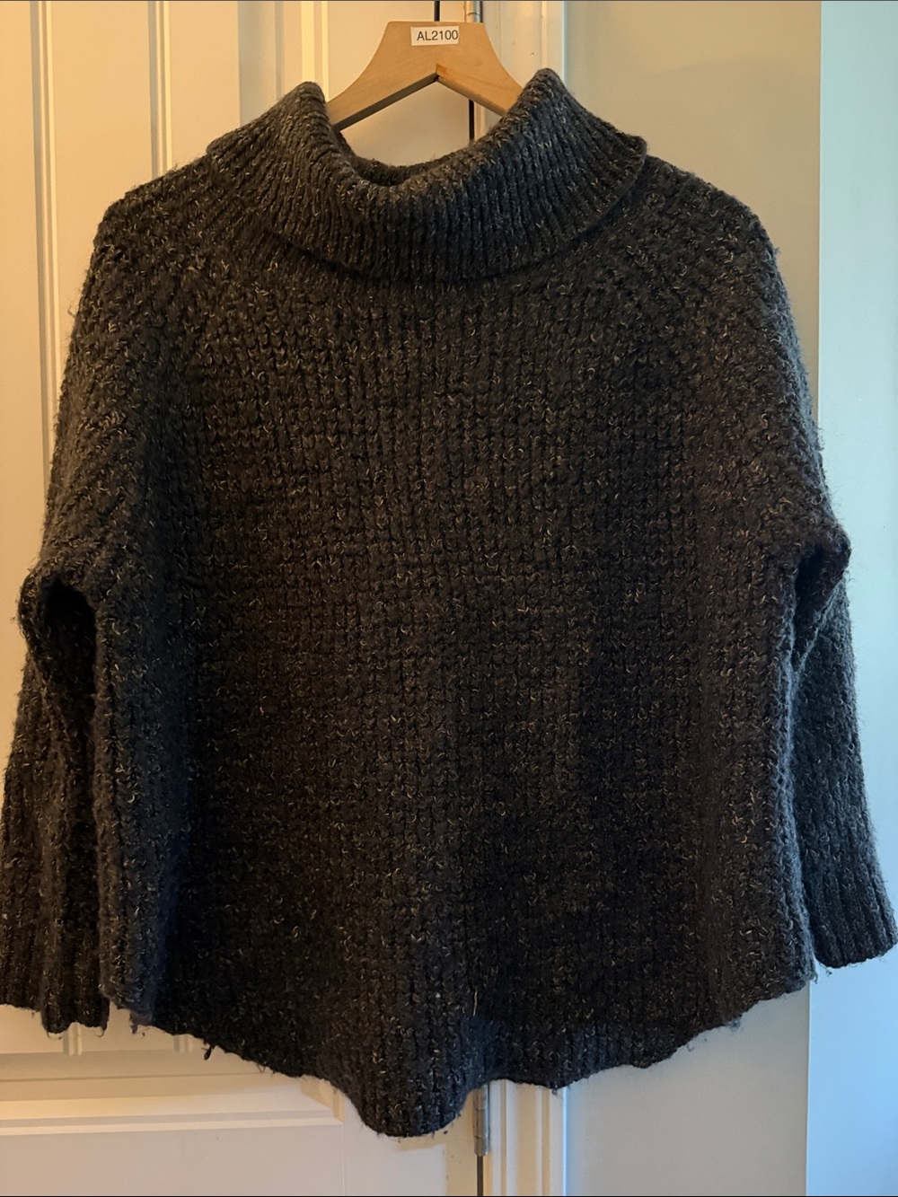 Free People Dylan Tweedy Turtleneck Sweater